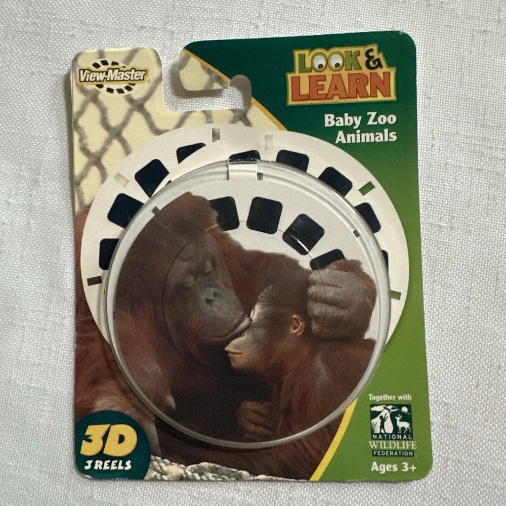 Rare! Lot Of 5 Packs NEW View Master 3D Reels Look Learn Plus Viewer & Reels